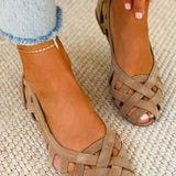 Caterina | Woven Elegance Sandals