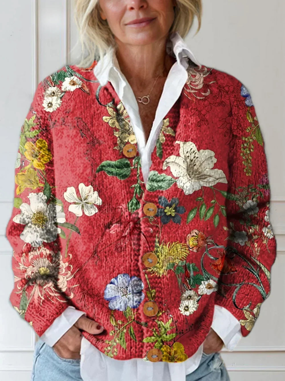 Josie | Vintage Floral Cardigan