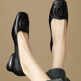 Opium Leather Flats