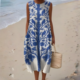 Valery™ | Coastal Sleeveless Summer Dress