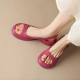 Mya™ Luxe Summer Peep-Toe Block Heels