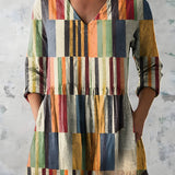 Lydia | Long Blouse with V-Neck