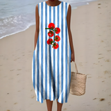Zaylee™ | Sleeveless Striped Summer Dress