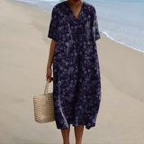Pearl™ | Soft Floral V-Neck Summer Dress