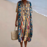 Brynleigh™ | Artistic Patchwork Summer Dress