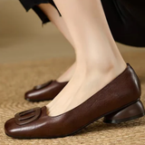 Opium Leather Flats