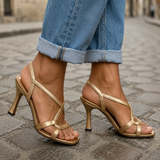 Cassie | Golden Charm Heels