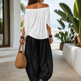Camila | Effortless Off-Shoulder Two-Piece Set