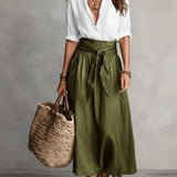 Camilla | Tie-Waist Midi Set