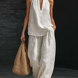 Zoe | Sleeveless Top and Wide Pants