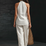Zoe | Sleeveless Top and Wide Pants