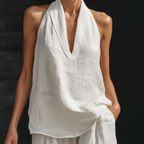 Zoe | Sleeveless Top and Wide Pants