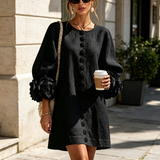 Florence | Floral Button-Down Mini Dress