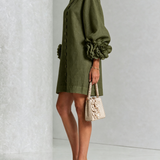 Florence | Floral Button-Down Mini Dress