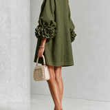 Florence | Floral Button-Down Mini Dress