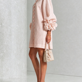 Florence | Floral Button-Down Mini Dress