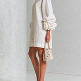 Florence | Floral Button-Down Mini Dress