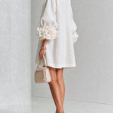 Florence | Floral Button-Down Mini Dress