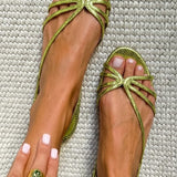 Ginevra – Golden Elegance Sandals